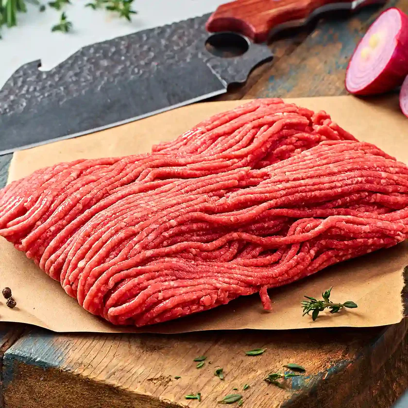 لحم مفروم بقري قليل الدهن